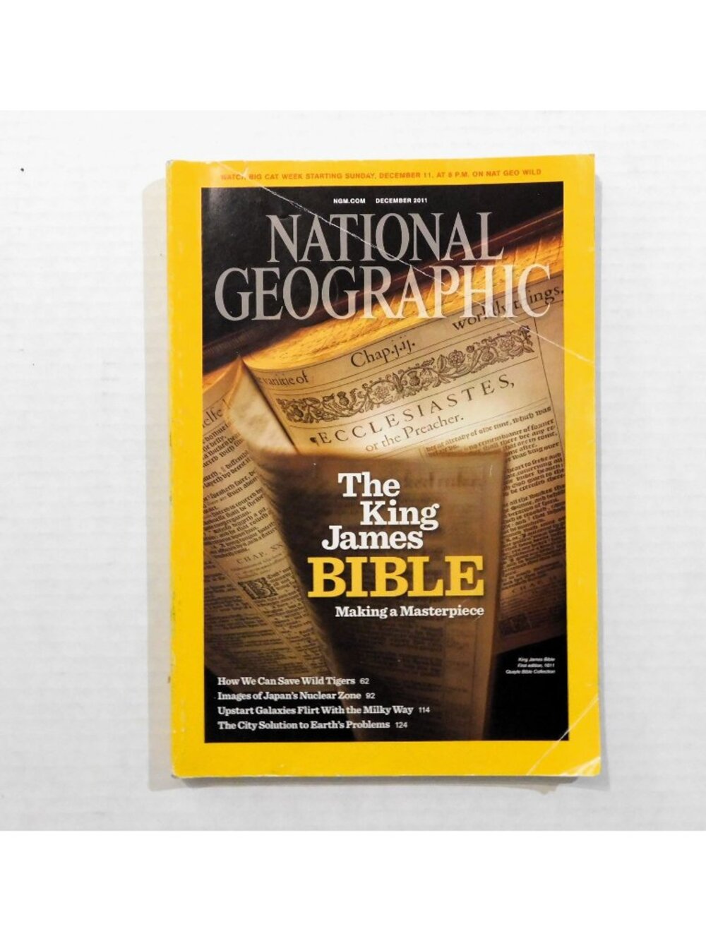 National Geographic December 2011 Issue The King James Bible Feature